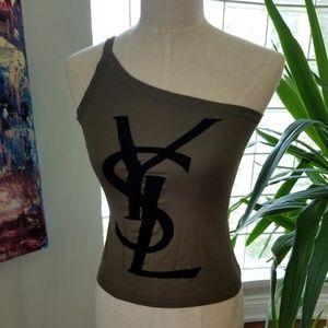 YSL one shoulder top